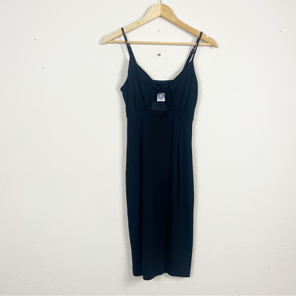 Mara Hoffman Cutout Black Midi Dress Size Small